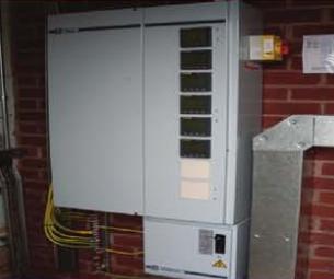 Switchgear and containment installed by Fred Weston