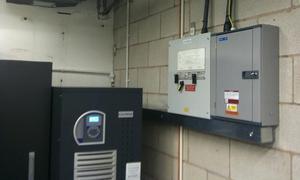 UPS system and controls in a plant room